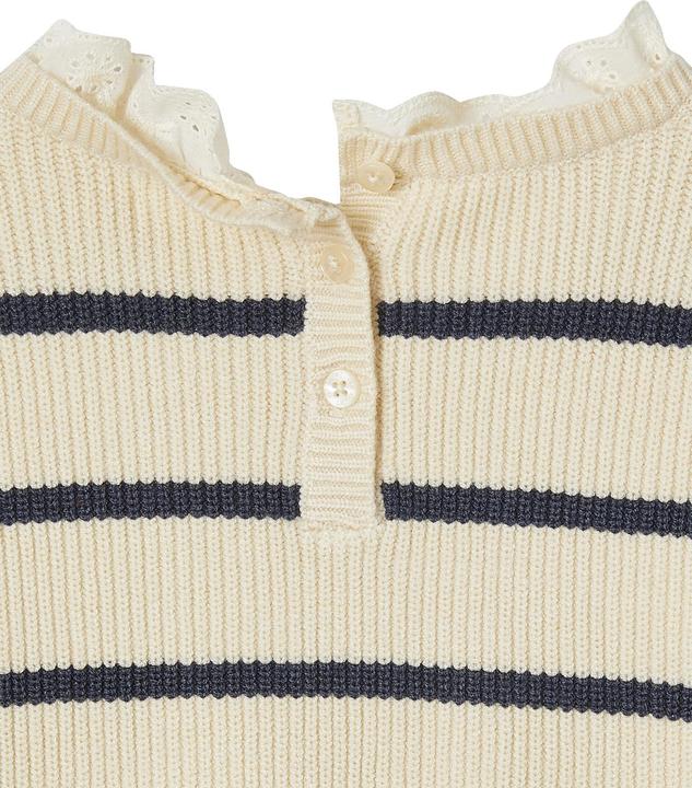 Actual product image Vertbaudet Mädchen Pullover mit Volantkragen, Capsule Collection MAMA, TOCHTER & BABY Oeko-Tex (104)