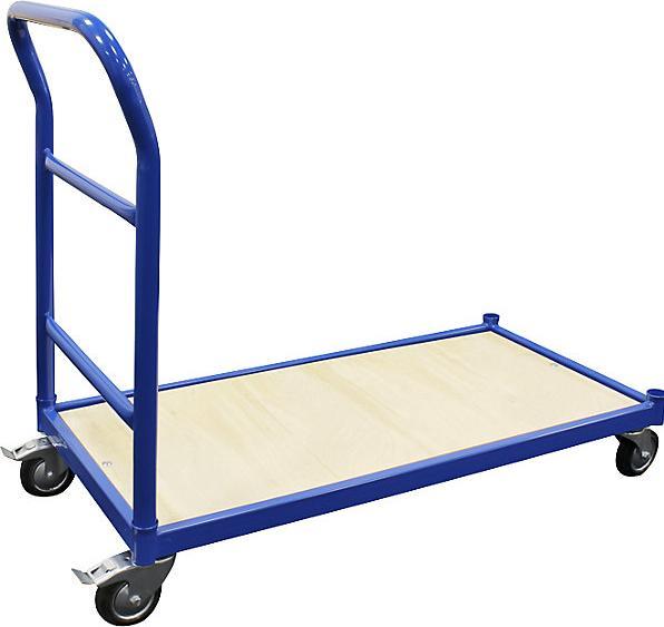 Actual product image eurokraft basic Platform truck, max. load 250 kg, shelves LxW 1050 x 475 mm. (250 kg)