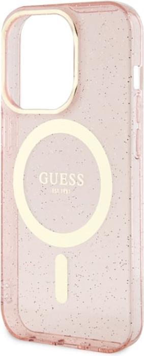 Produktbild Guess iPhone 14 Pro 6.1 hardcase Glitter Gold MagSafe (Apple iPhone 14 Pro)
