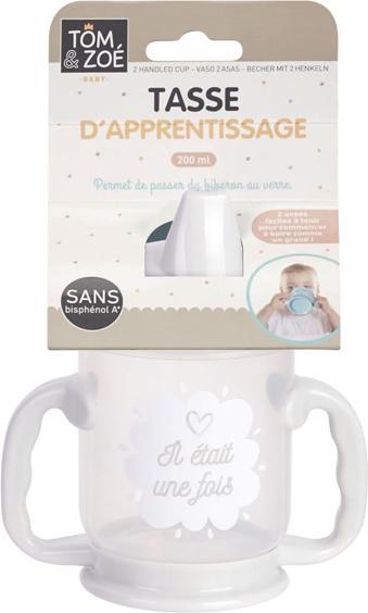 Image du produit Tom & Zoé Tasse d'apprentissage anti-fuite pour bébé avec bec 210 ml