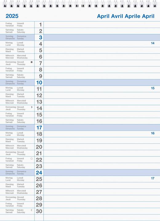 Nutritional values and ingredients Biella Calendari da parete (21 x 29.7 cm, No binding, German, English, Italian, French)