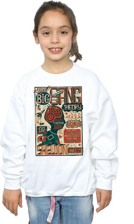 Immagine prodotto Big Bang Theory Infographic Poster Felpa Ragazze (152, 158)