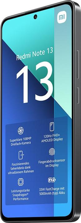 Immagine prodotto Xiaomi Redmi Note 13 (128 GB, Midnight Black, 6.67", Doppia SIM Ibrida, 108 Mpx, 4G)