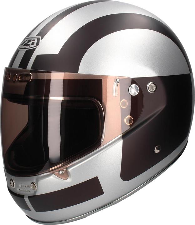 NZI Helmets NZI STREET TRACK 2 COMANDO silber glanz S (55 - 59 cm, S)