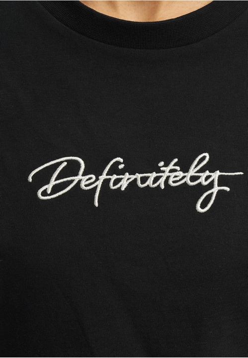 Actual product image DEF Handwriting Definitely Embroidery T-Shirt - 82203 (XS)