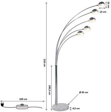 Actual product image Kare Design Five Fingers (E14)