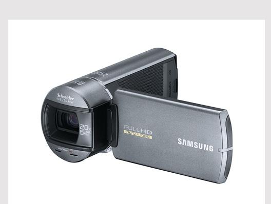 Samsung HMX-Q10, FullHD, Flash, 10x Zoom, Titanium