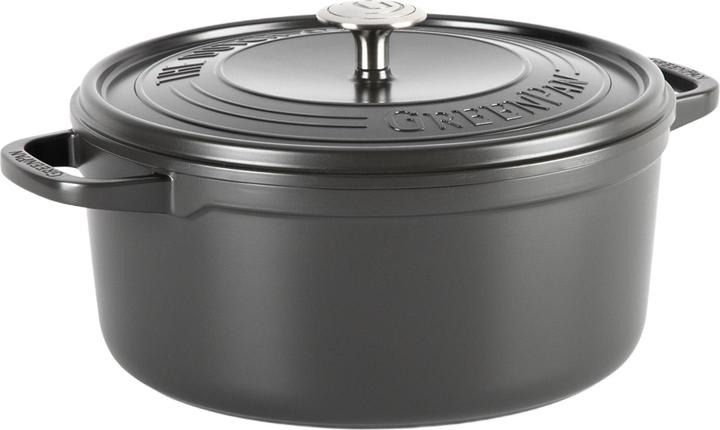Greenpan Featherweights Stoofpot met keramische antikleeflaag met deksel 26cm (26 cm, Bräter + Schmortopf, Aluminium)