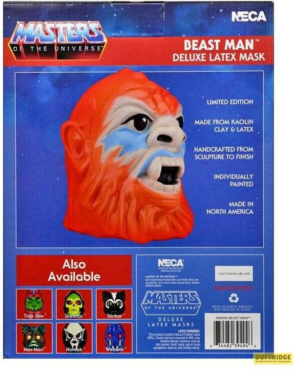 Produktbild Neca Masters of the Universe réplique masque en latex Deluxe de Beastman (Keine offizielle Schutzklasse, 1 x)