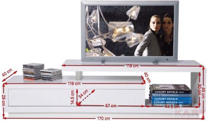 Image du produit Kare Design Loft TV du White Club (170 x 40 x 45 cm)