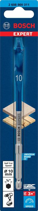 Image du produit Bosch Professional Zubehör Mèche à fraiser plate EXPERT Self Cut Speed, 10 x 152 mm (10 mm)