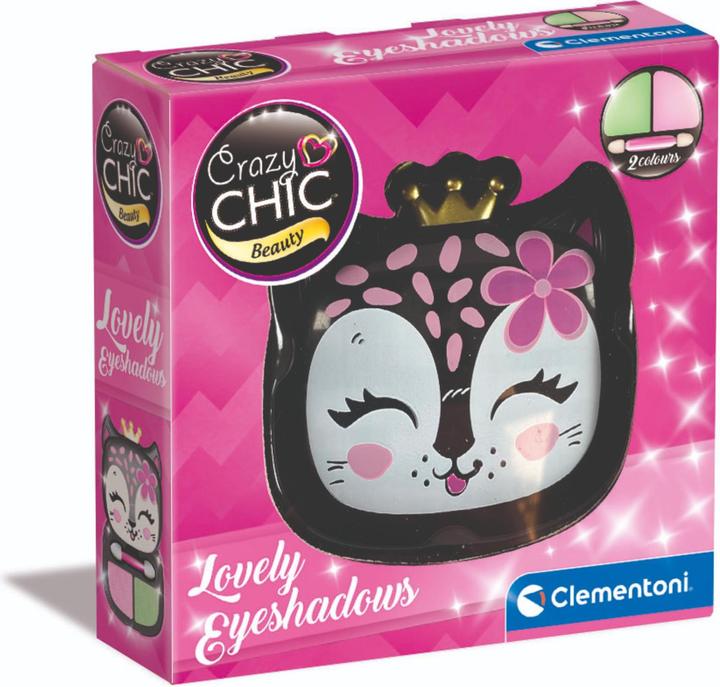 Immagine prodotto Clementoni 18809 Crazy Chic - Ombretto Lovely: Panther - Ombretto make-up, sicuro e ipoallergenico