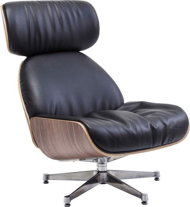 Actual product image Kare Design Swivel Chair Ponte Black