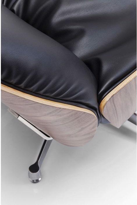 Actual product image Kare Design Swivel Chair Ponte Black