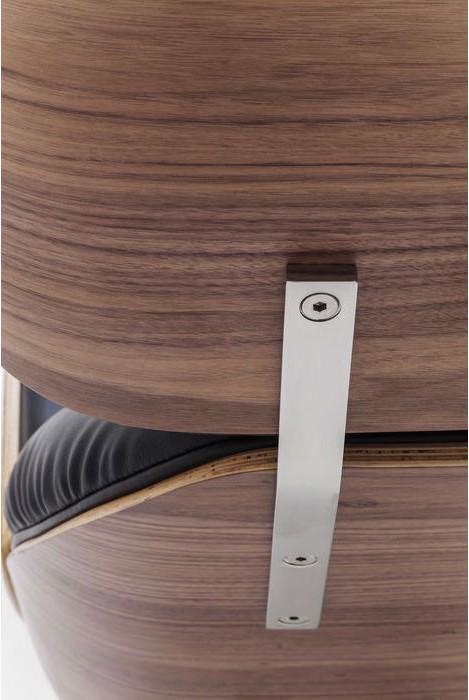Actual product image Kare Design Swivel Chair Ponte Black