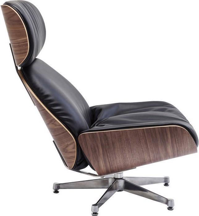 Actual product image Kare Design Swivel Chair Ponte Black