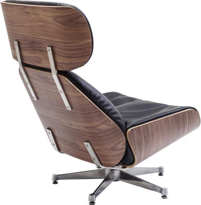 Actual product image Kare Design Swivel Chair Ponte Black
