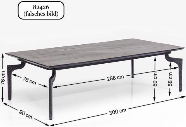 Image du produit Kare Design Table Bug 300x90cm (300 x 90 cm)