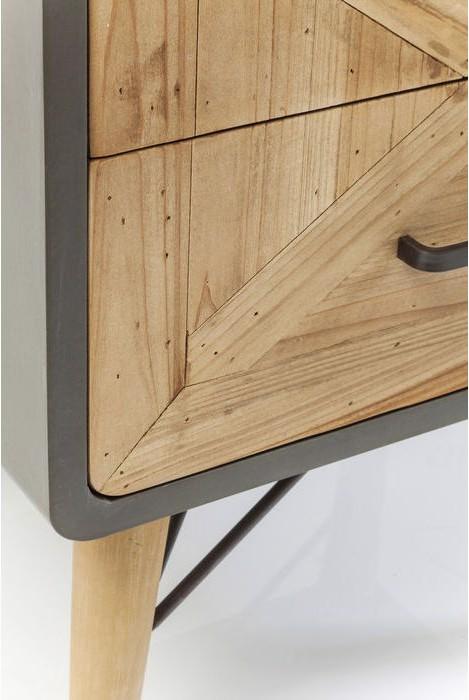 Image du produit Kare Design Petite commode X Factory 2-tiroirs (50 x 40 x 60 cm)