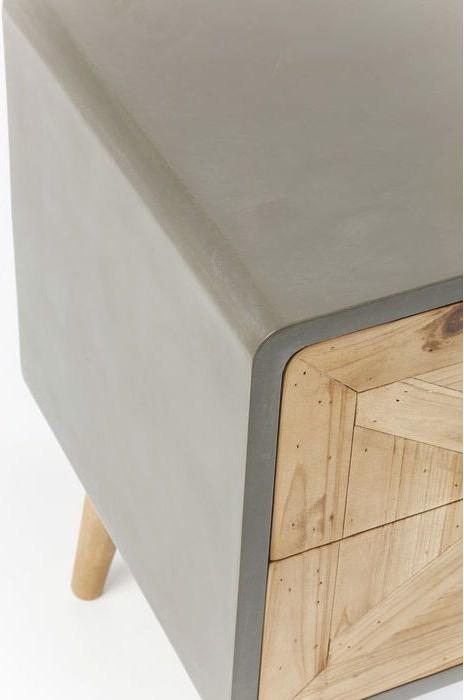 Image du produit Kare Design Petite commode X Factory 2-tiroirs (50 x 40 x 60 cm)