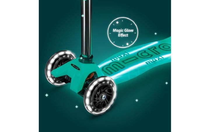 Produktbild Micro Scooter Maxi Deluxe Glow LED Plus Jelly Green