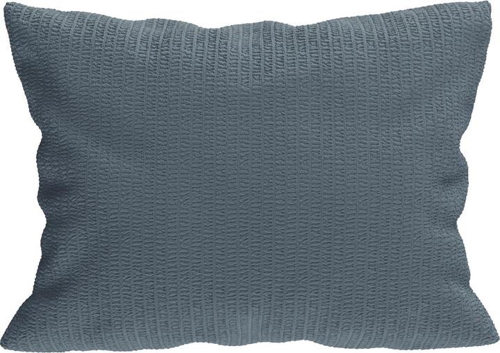Immagine prodotto Lotus Bettwaren Biancheria da letto in raso Seersucker uni (Copricuscino, 50 x 70 cm)
