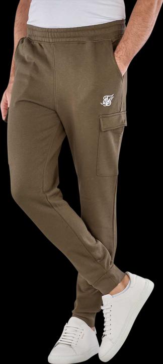 Immagine prodotto Siksilk Pantaloni della tuta Khaki Essential Cargo Jogger (L)
