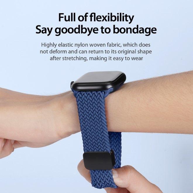 Produktbild Dux Ducis Mixture Pro Armband (38 mm, 40 mm, 41 mm, Nylon, Apple Watch Series 2, Apple Watch Series 1, Apple Watch Series 3, Apple Watch Series 4, Apple Watch Series 5, Apple Watch Series 6, Apple Watch Series 7, Apple Watch Series 8, Apple Watch Series 9, Apple Watch SE)