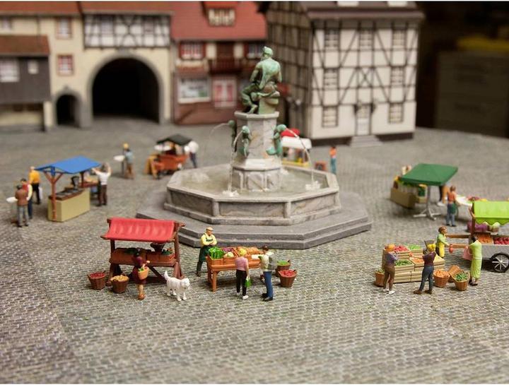 Immagine prodotto Noch H0 Figure Theme World "Carrello dei gelati e degli hot dog
