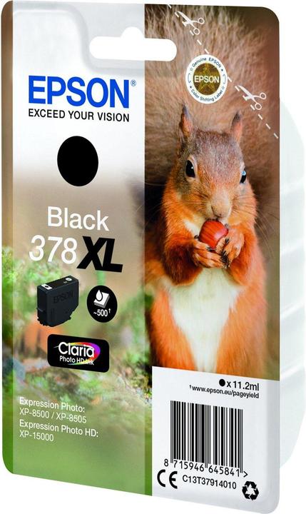 Actual product image Epson 378XL Claria Photo HD (FC)