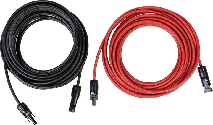 Furber.power Cavo di collegamento 4 mm² con spina compatibile, set, 10 m (Cavo solare)