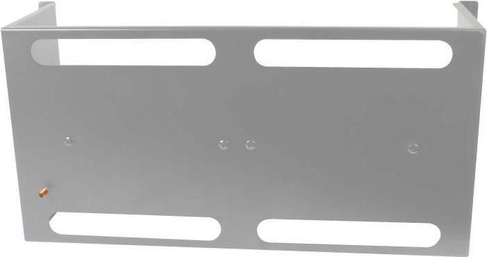 Actual product image Allnet 19" rack Device holder for top-hat rail/DIN rail devices, T150mm/5U, light grey, front mounting