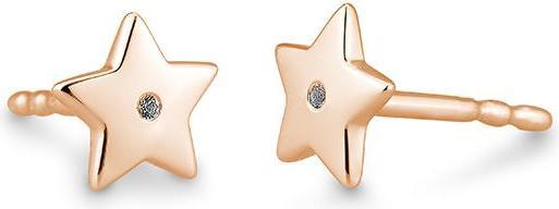 Produktbild Breuning Ohrschmuck - E.Safir Weiss (750/18 K Gold)