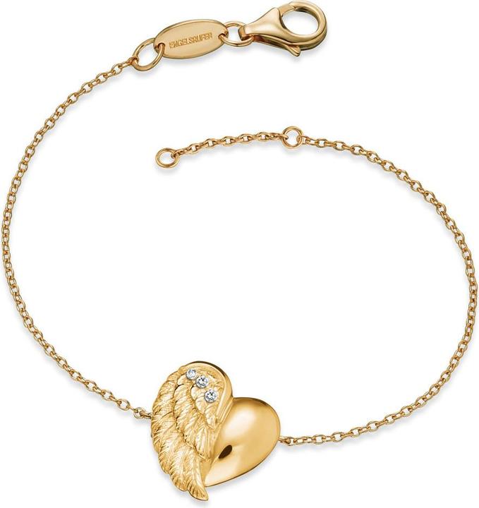 Actual product image Engelsrufer Bracelet heart wings (17.50 cm, Silver)