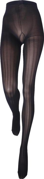 Image du produit Levee Nadelstreifen Collant, couleur 399 noir, taille 56-58 (60 DEN, 56 - 58)