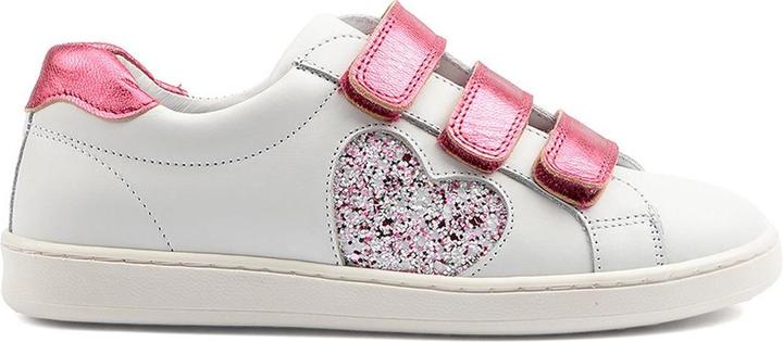 Produktbild Benjie Montreux velcro Kinder Weiss Glitter fuchsia (30)
