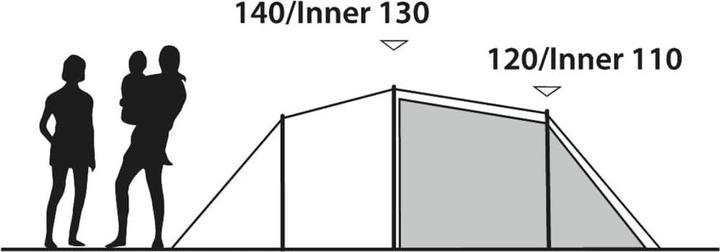 Produktbild Outwell Earth 4 (Tunnelzelt, 7.30 kg, 4 Personen)
