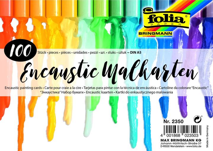 Produktbild Folia Encaustic-Malkarten, ca. DIN A5, 100 Stück