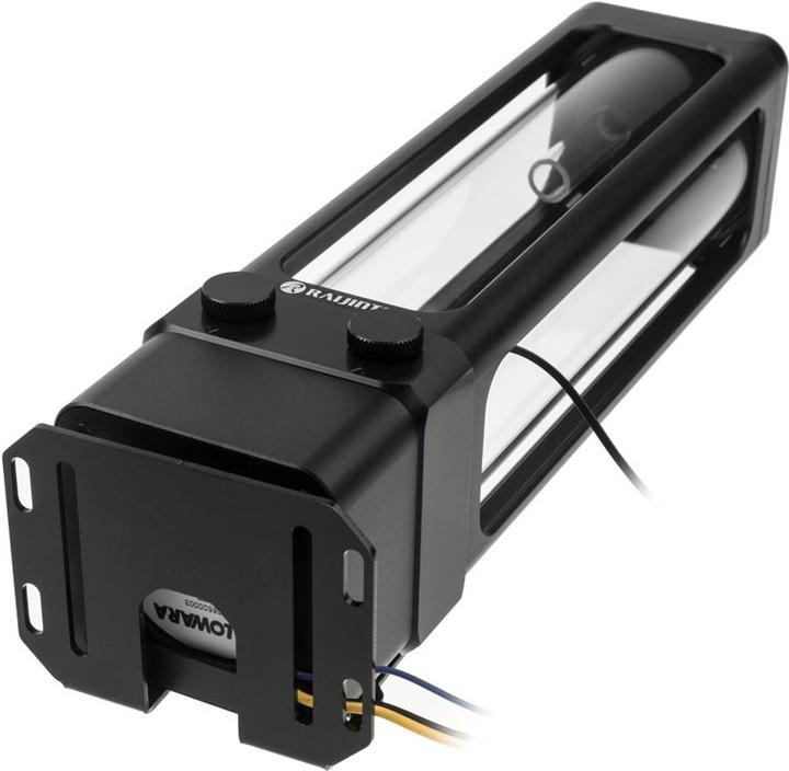 Actual product image Raijintek ANTILA D5 EVO RBW pump with AGB, ARGB