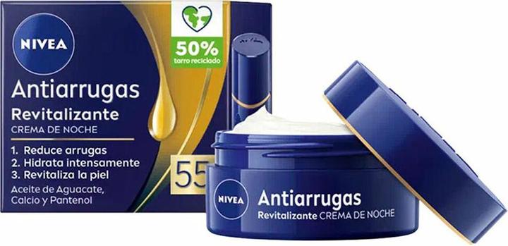 Image du produit NIVEA Crème revitalisante de nuit anti-rides 50ml 55+ Years (50 ml, Crème de nuit)