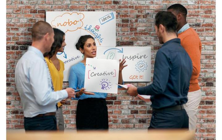 Produktbild Nobo Whiteboard Rahmenlos (45 x 45 cm)