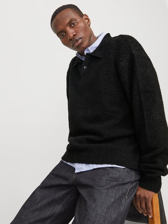 Actual product image Jack & Jones Jprwinter Knit Boucle Polo Styd Aw24 (XXL)
