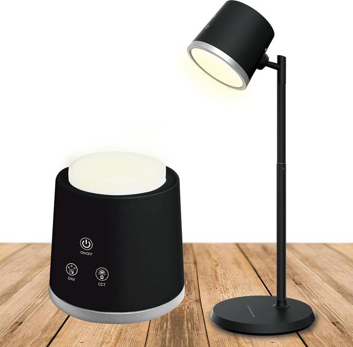 Produktbild Lasmex Svensson Desk/Night lamp 2in1 OSLO magnetic-detatchable 6W black