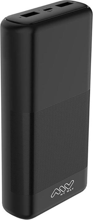 Image du produit My Way POWERBANK 20000MAH USB-C + 2 USB-A NOIR PROMO BLACK FRIDAY (20000 mAh, 20 W, 20 Wh)
