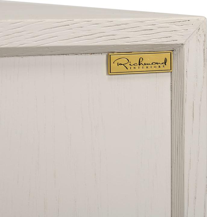 Produktbild Richmond Interiors TV-Möbel Whitebone brass 200 (235 x 100 x 77 cm)