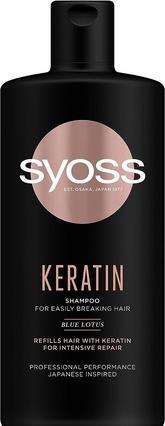 Syoss Keratin (440 ml, Flüssiges Shampoo)