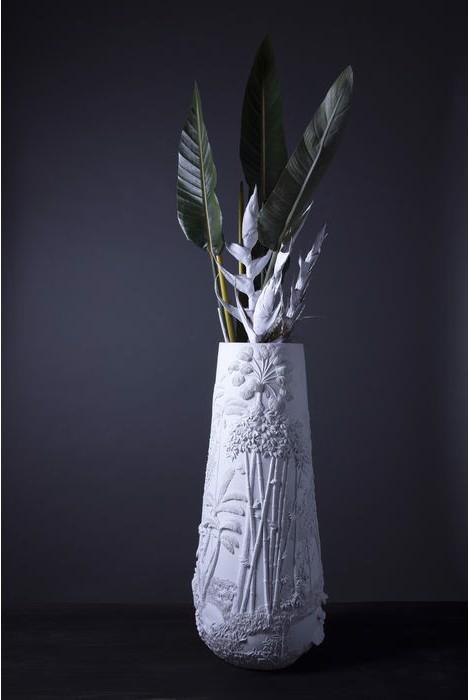 Image du produit Kare Design Vase Jungle blanc 83cm