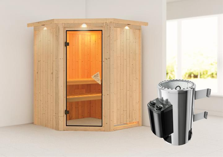 Actual product image Karibu Nanja with roof wreath (Plug & Play 3.6 KW internal control)
