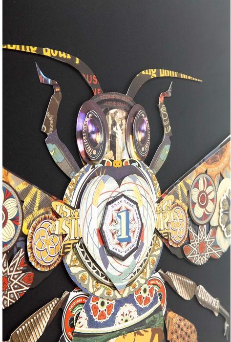 Produktbild Designlife Bild Frame Art Bee 60x60cm (60 x 60 cm)
