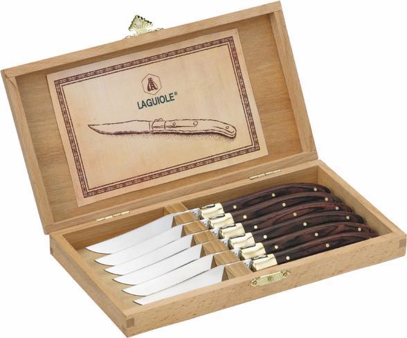 Laguiole ONVOUWBARE MESSEN 6 stuks (6 Stuk, Mes)